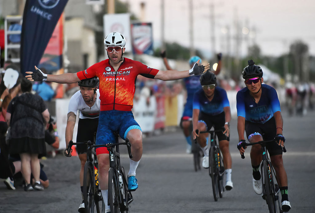 Learning to sprint and leading the American Criterium Cup.